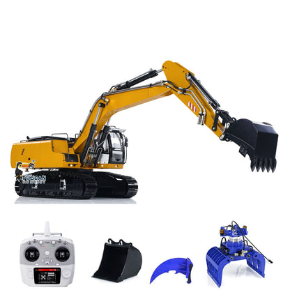 MTM-BA-946 1/14 Scale Heavy Duty Metal Hydraulic Excavator Complete Set w/T12D Radio Without Battery Charger Sound Light