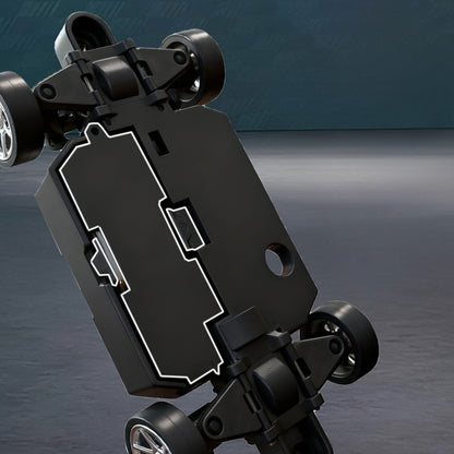 LDRC LD4301 1/43 Radio Control Drifting Car 4X4 RC Racing Vehicle Model Metal Body Shell 2Speed LED Lights No Sound System