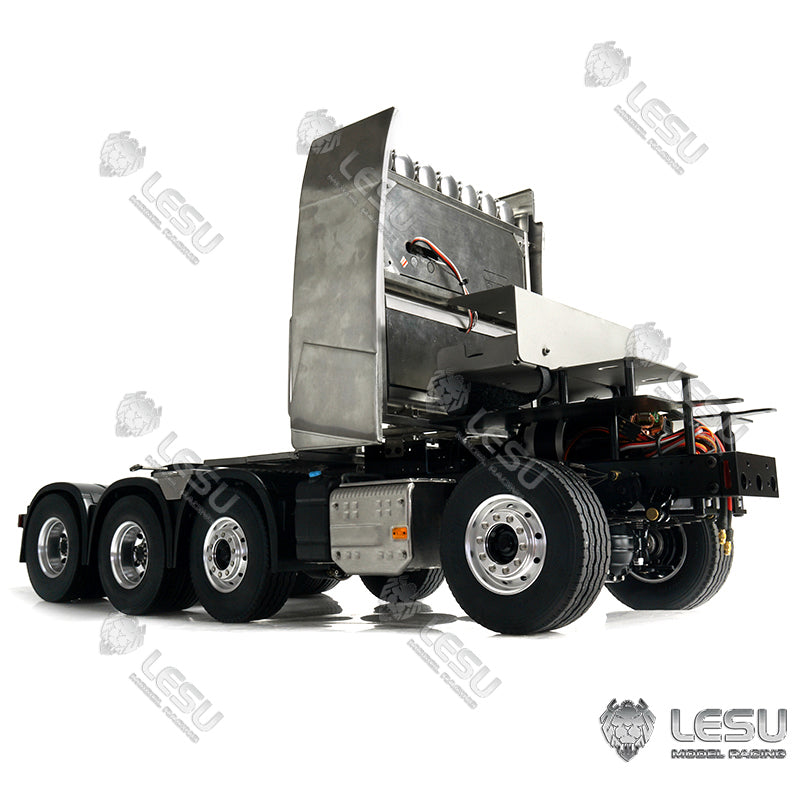 LESU 1/14 Metal 6x6/8x8 Chassis with 2 Speed Transmission for TAMIYA FH16 RC Tractor Truck Suitable to Modification Enthusiasts