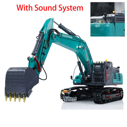 1/14 LESU SK5LC RC Digger Remote Control Hydraulic Excavator Painted Assembled Vehicles DIY Hobby Models Optional Versions
