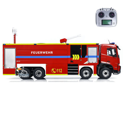 IN STOCK 1/14 8x4 FMX PS0003 RC Fire Fighting Vehicles Remote Control Extinguisher Truck Hobby Model Lights Sounds Ready to Run