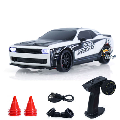 TOUCAN RC HOBBY US Stock JIABAILE 3612 4WD Plastic 1/36 RC Drift Car Gyroscope Indoor Outdoor Mini Racing Vehicles Model LED Lights Battery 2.4G Radio