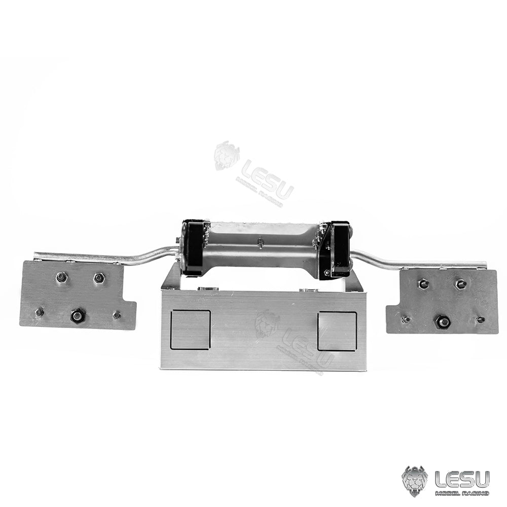 LESU Rear Beam Set with Toolbox for 1/14 RC Tractor Remote Controlled Truck R47 R62 Car DIY Model Unpainted Accessory