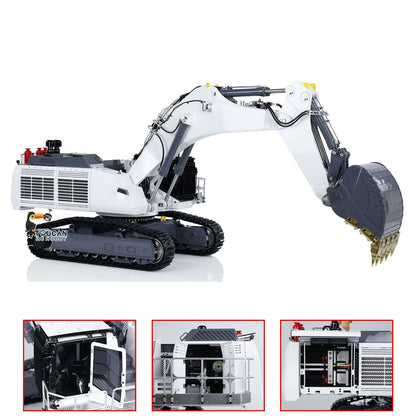 USA Pre-Order by the sea 1:14 LESU AOUE 9150 RC Hydraulic Excavator Remote Control Heavy Backhoe Shovel Digger Model ESC Servo Motor Light Double Pump