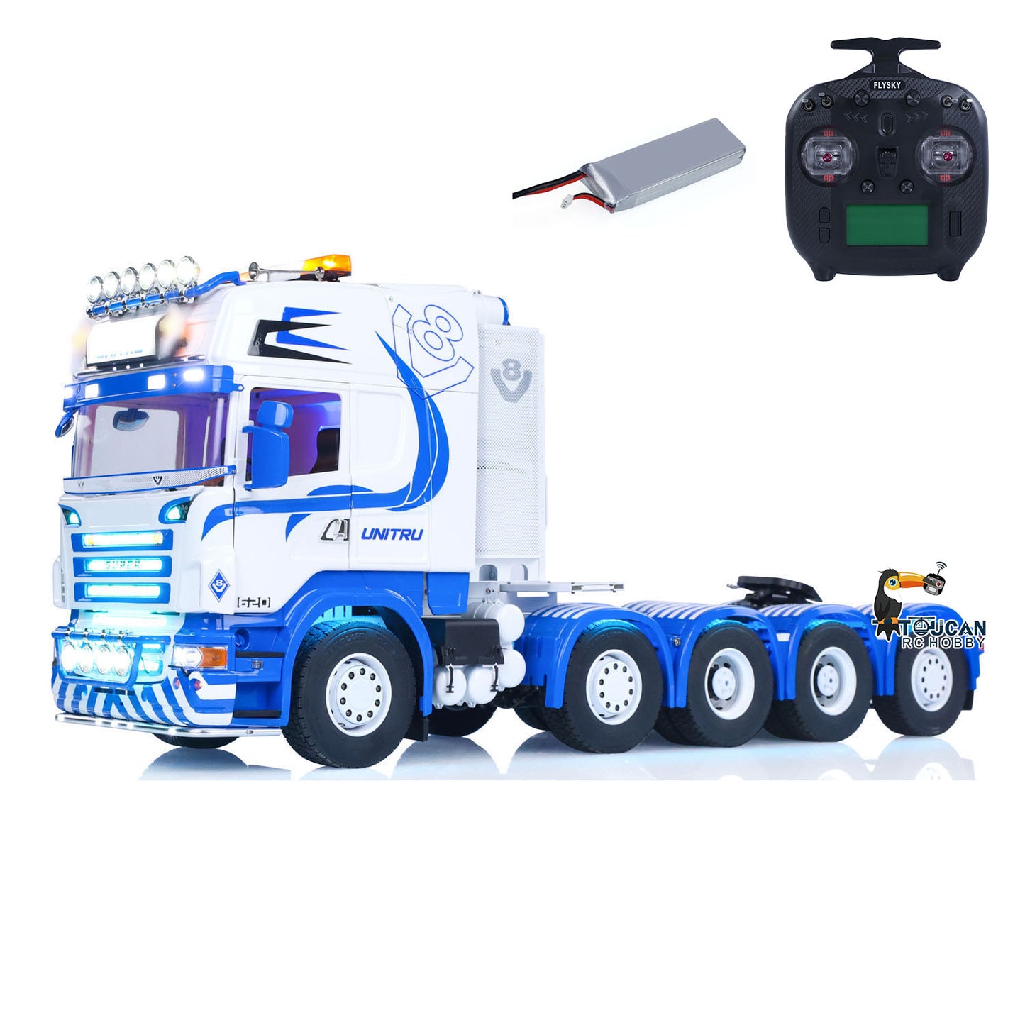1/14 10x10 RC Tractor Truck Unitru 04