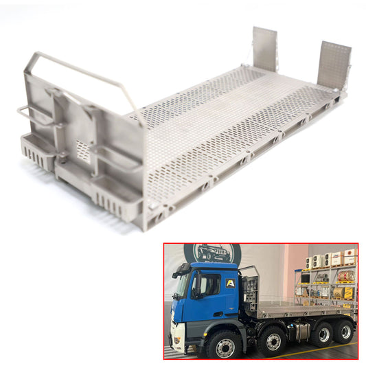 Metal Timber Flatbed for Kabolite 1/14 8X8 K3365 K3366 RC Hydraulic Dumper Radio Controlled Truck DIY Spare Parts