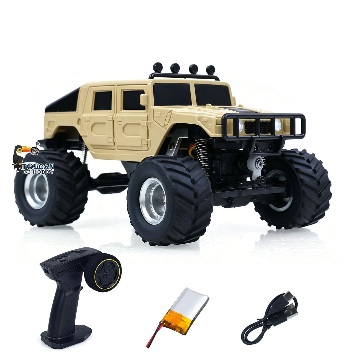 JIABAILE 3604/3604A 1/36 4WD Plastic Remote Controlled Off-Road Vehicles RTR Mini Crawler Car Battery Light System Outdoor