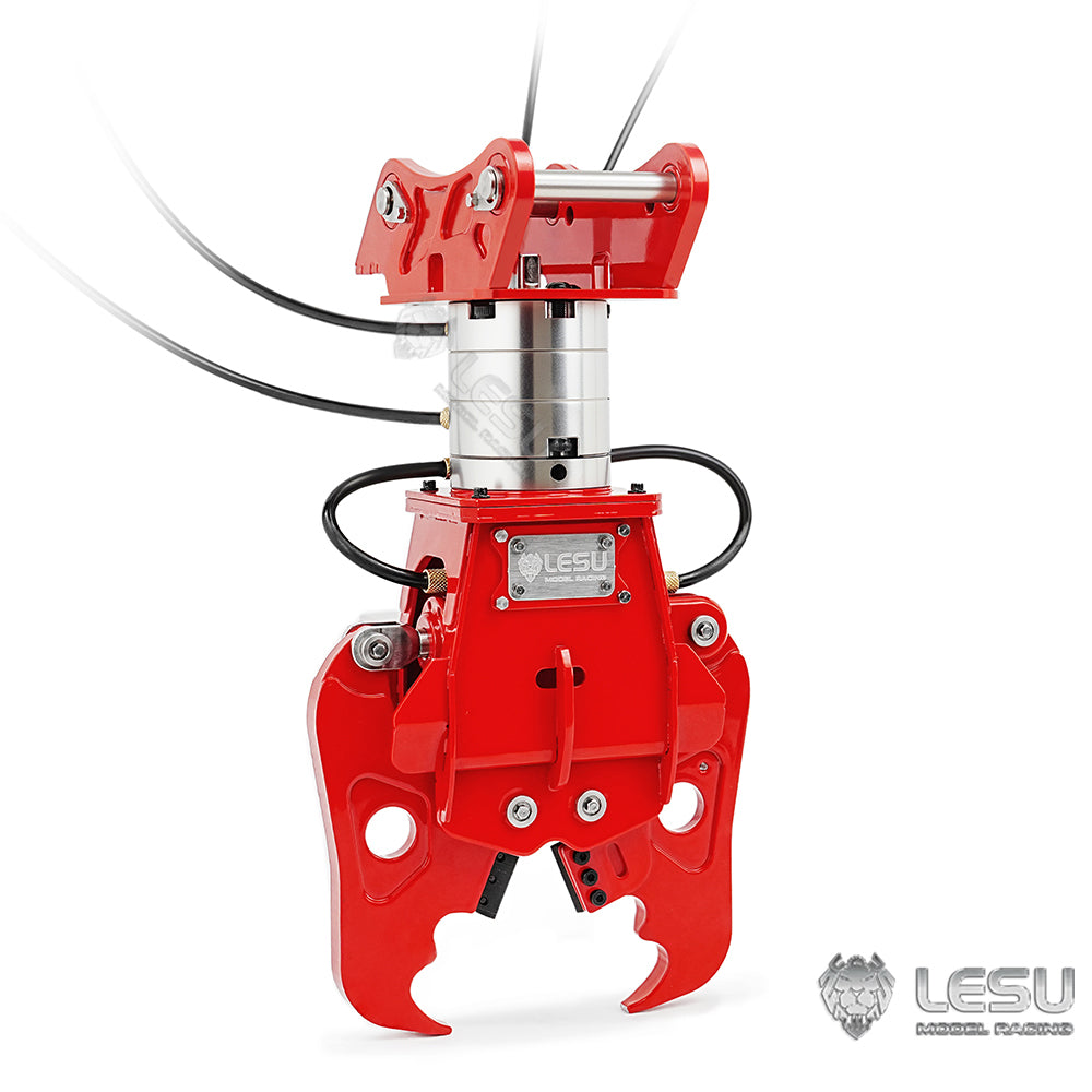 LESU C0053/C0052-C Metal 270 Degrees Rotatable Hydraulic Shear for 1/14 Aoue ET35 RC Hydraulic Excavator B0006 for DIY Digger Model Enthusiast