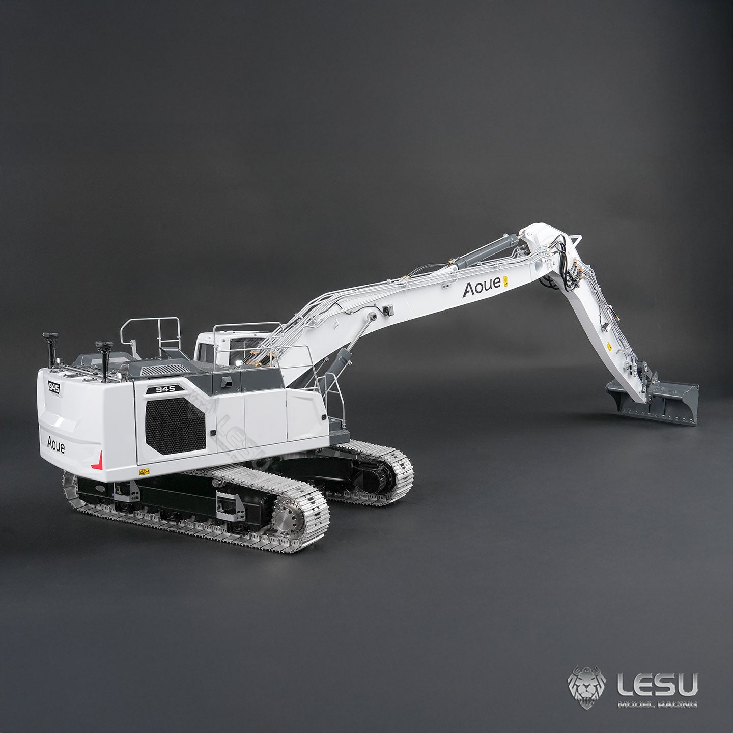 LESU 1/14 RC Hydraulic Excavator AOUE LR945 CNC Long-reach Digger RTR Radio Control Model Light 7CH Valve Paladin PL18EV LITE