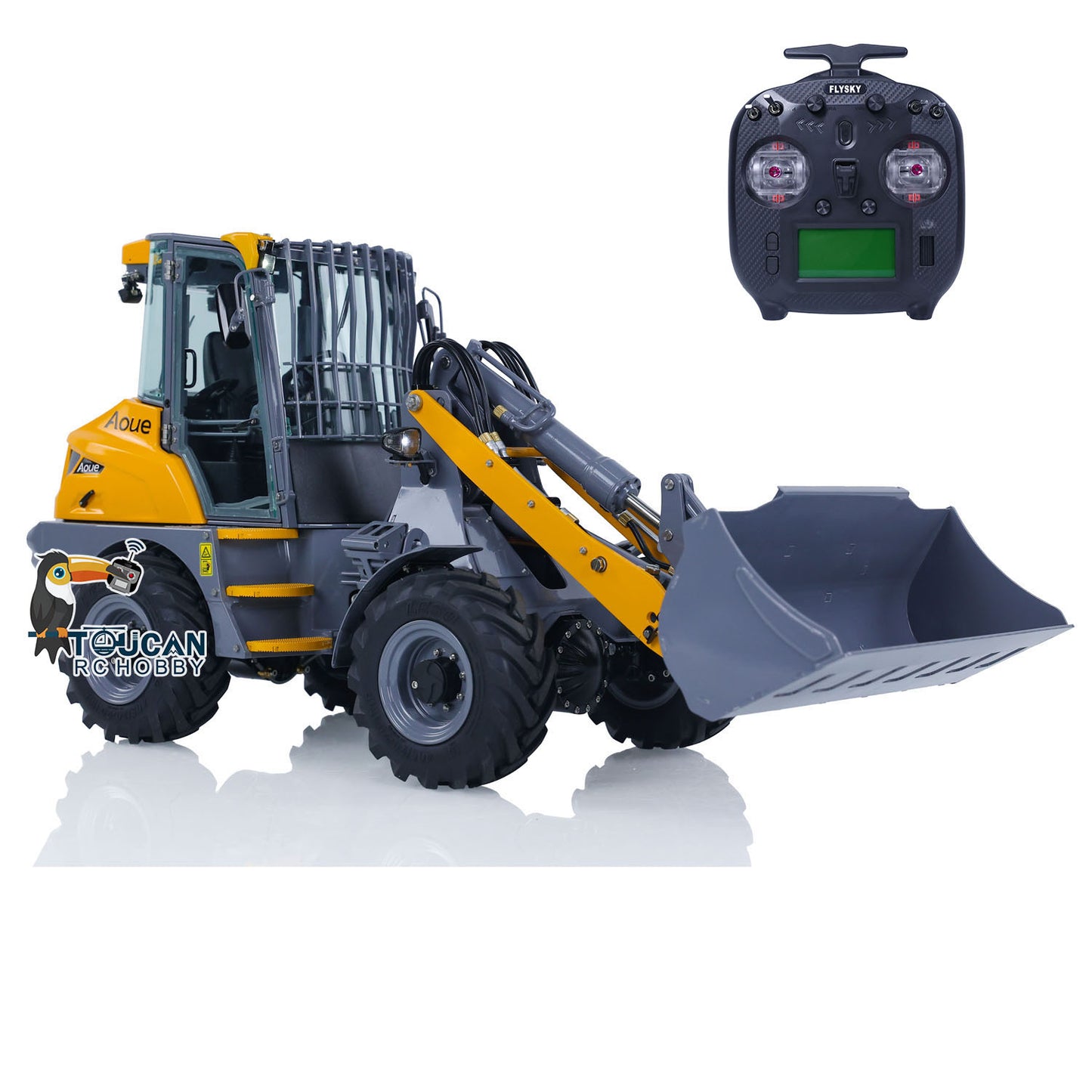 LESU MCL8 1/14 4*4 Wheeled RC Loader Remote Controlled Hydraulic Equipment Painted Assembled Car ST8 ESC Servo Motor