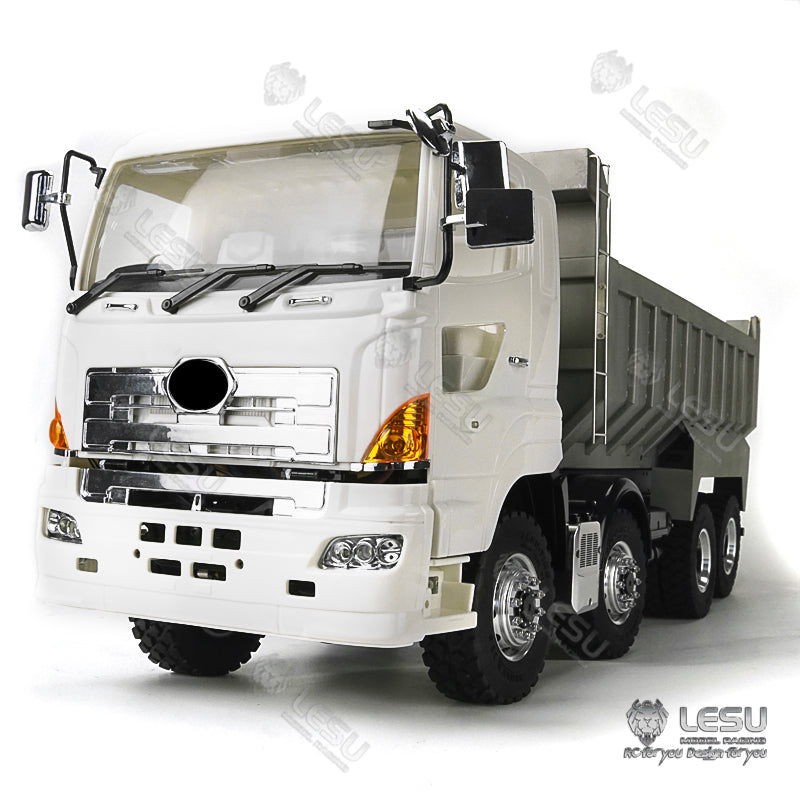 LESU 1/14 RC 8*8 for Metal Hydraulic Dumper Truck Tipper Model Servo ESC Motor Spare Parts Transfer Case 3T Sound