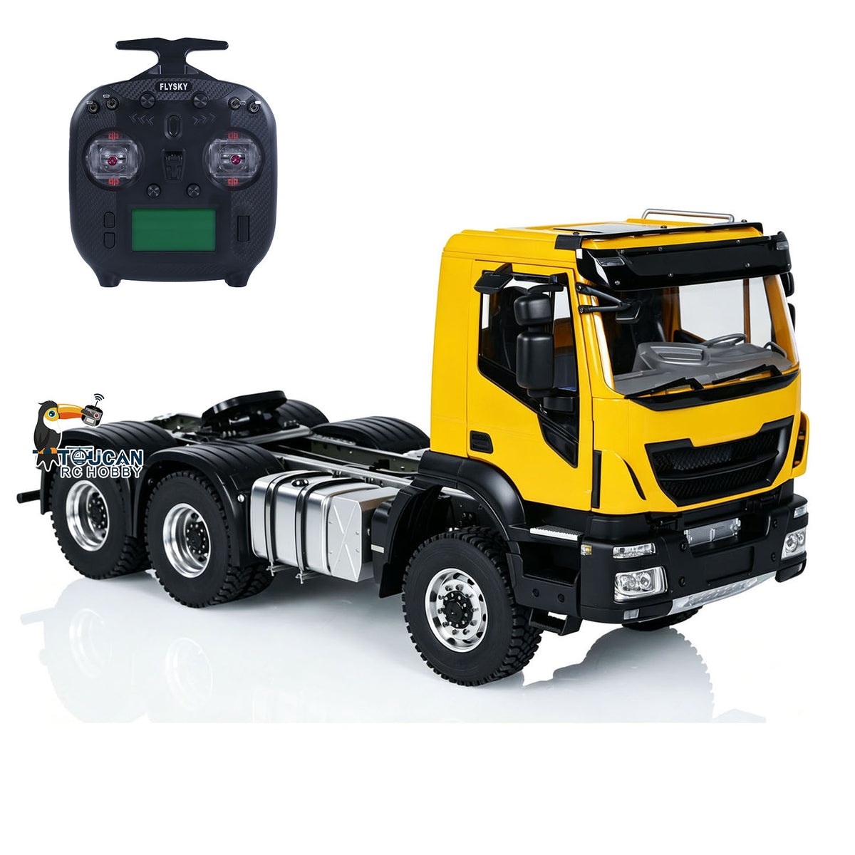 TOUCAN RC HOBBY MODO 1/14 6x6 RC Tractor Truck 2 Speed Transmission Radio Control Car Sounds Lights