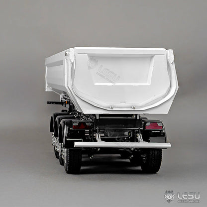 3Axles LESU Metal 1/14 RC Hydraulic Dump Trailer for DIY TAMIYA Tractor Truck Radio Controlled Lorry Car Vehicle R620 770S FH16