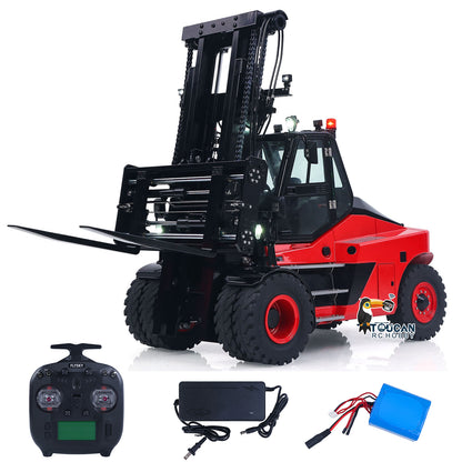 Fast Free Shipping for EU Kabolite K180-100 1/14 4X2 RWD Remote Control Hydraulic Forklift 3-Way Vavles RTR Flysky ST8 Radio Light System Sound Battery