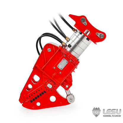 LESU C0053/C0052-B Metal Hydraulic Clamp Shear 270 Degrees Rotatable for 1/14 RC Excavator LR960 ZX490 ET30H ET26L LR945 SK500 ET36L AC360 for Vehicle Model Enthusiast