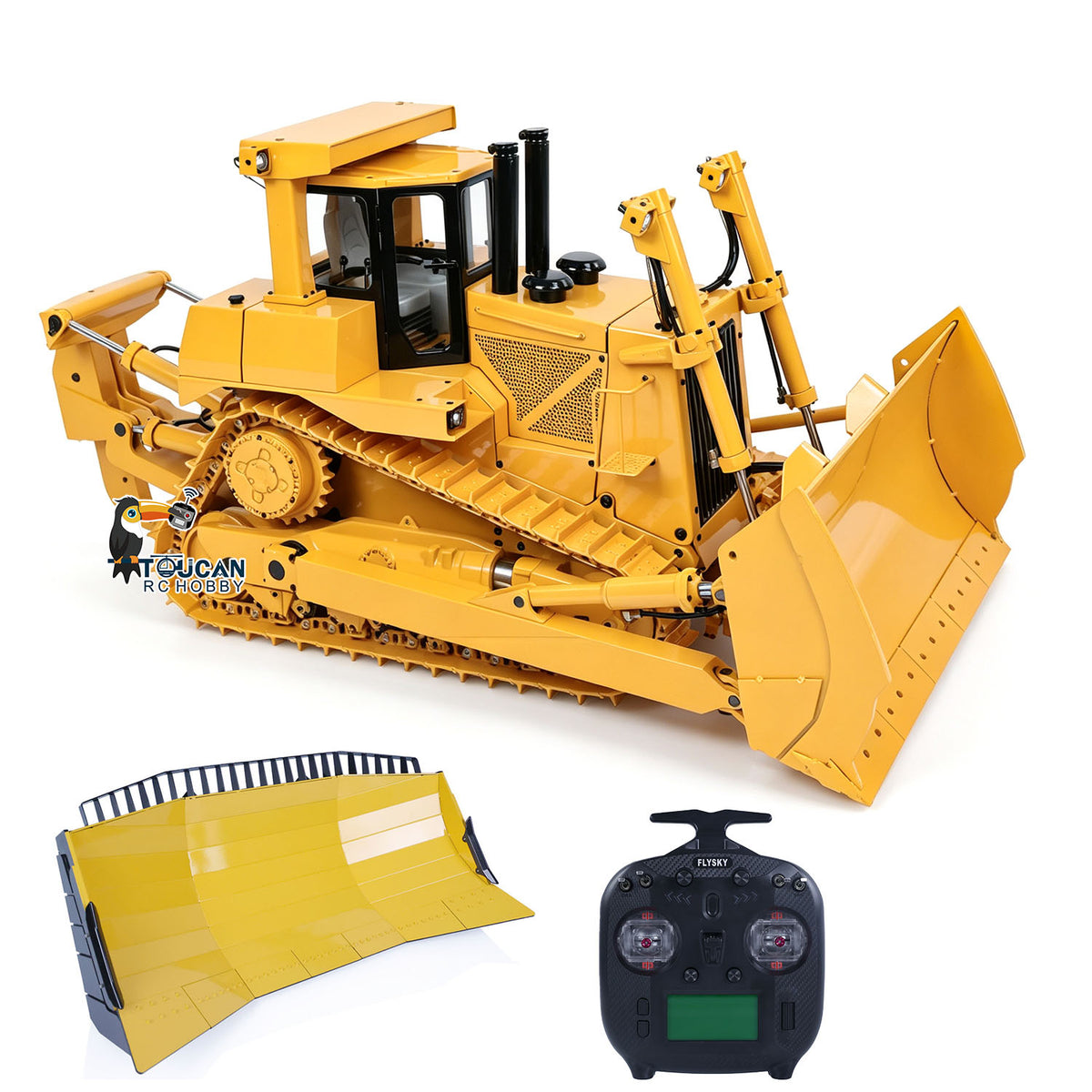 Pre-order TOUCAN RC HOBBY JDModel 1/14 Metal Hydraulic RC Bulldozer Remote Controlled Construction Vehicles DXR2 with Upgraded Blade Model