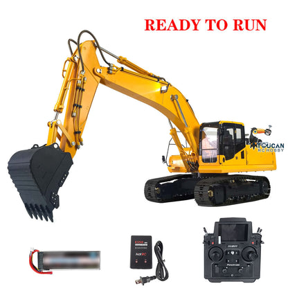 LESU PC360 1/14 RC Metal Hydraulic Excavator RTR Truck Model Cabin Roof Safety Net Hydraulic Quick Coupler Grab Bucket