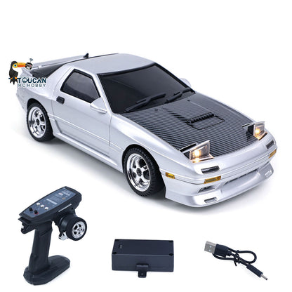 TOUCAN RC HOBBY LDRC LD1802 1/18 4*2 RX7 RC Racing Car RWD Gyroscope Wireless Control Drift Vehicles Simulation Sedan DIY Model