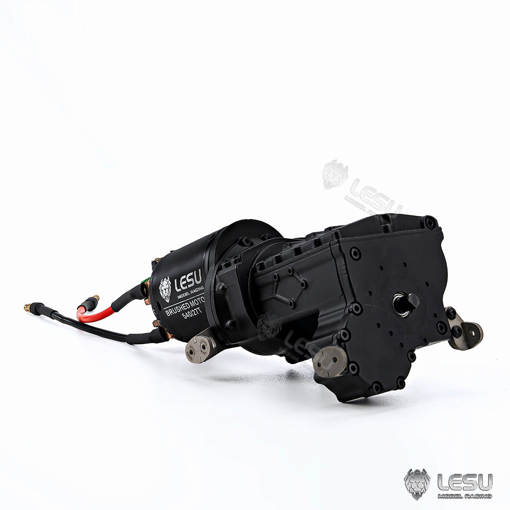 LESU 2 in 1 Sound Light System Set/2Speed Alloy Gearbox with 27T Motor for 4X4 1/10 RC Off-road Vehicle RAVE-UM406 Crawler Car Z001 for Serious Enthusiast