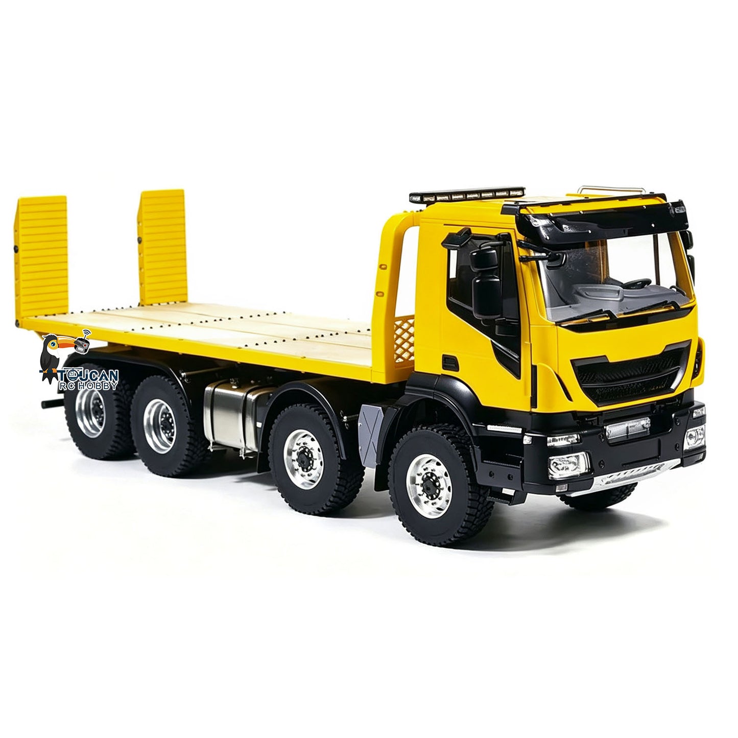 1/14 8x4 Metal RC Hydraulic Wrecker Truck Remote Control Rescue Vehicles Emulated Car for Children Adults PNP
