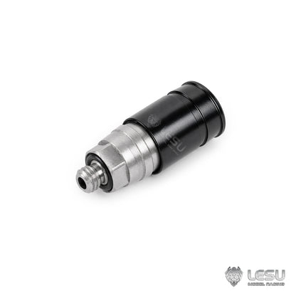 TOUCAN RC HOBBY LESU 1/14 Metal Quick Release Coupler Connector M3 External/Internal Thread DIY Parts for RC Hydraulic Engineering Vehicle Model