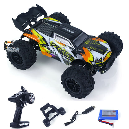 US Stock 1/16 4X4 Radio Controlled Off Road Vehicle SCY 16102Pro RC Big Tire Truck Muti-Terrain Brushless Model Car Light System RTR