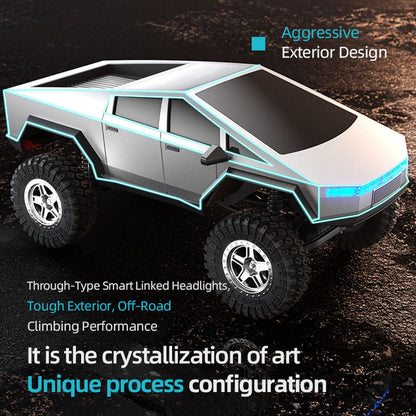 TOUCAN RC HOBBY JJRC 1:18 RC Rock Crawler Car C8818 2.4GHz Wireless Control Four Wheel Drive Climbing Car 2Speed Brushed Motor Battery Light RTR