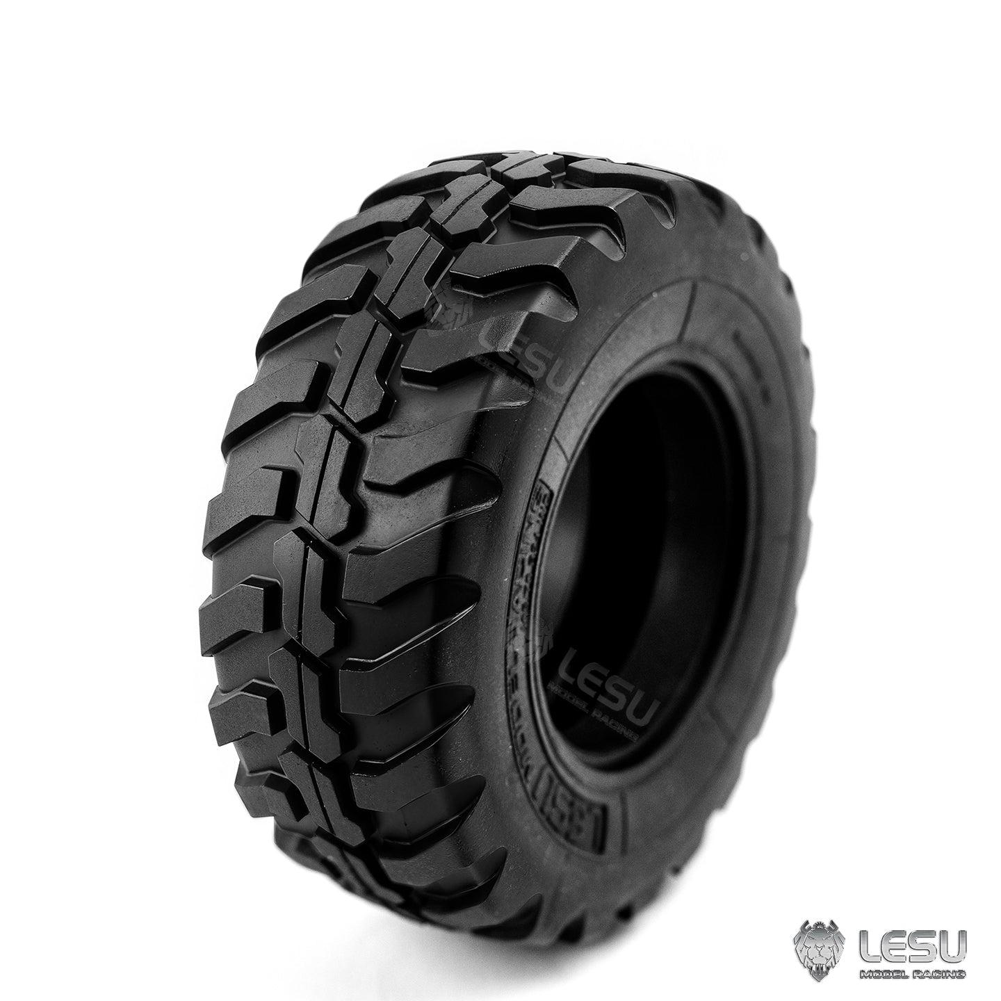 LESU Metal Front/Rear Axle with Differential Lock/ Wheel Hub/ Plastic Wheel Tire for 1/14 RC Hydraulic Loader Aoue WA100M-8 RD-A0021 for Vehicle Enthusiast