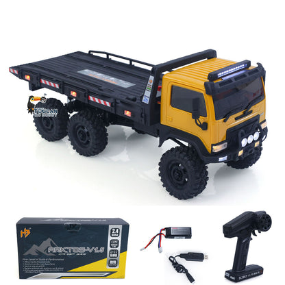 Fast Free Shipping for EU Hobby Plus 1/18 Remote Control Off Road Car 6X6 RC Flatbed Truck 2Speed Gearbox Flysky ESC 280 Brushed Motor 6CH Radio RTR