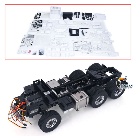 In Stock TOUCAN RC HOBBY MODO 6x6 1/14 RC Tractor Truck 770S With Metal Chassis 2-speed Gearbox Servo Motor  Tractor Car Model Kits For DIY Upgrade