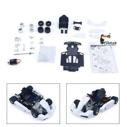 US Stock KIT JDM 298A 1/10 4x4 RC Go-Kart Unlimited DIY Model Vehicle Remote Control Electric Racing Car Motor No Battery for Adult