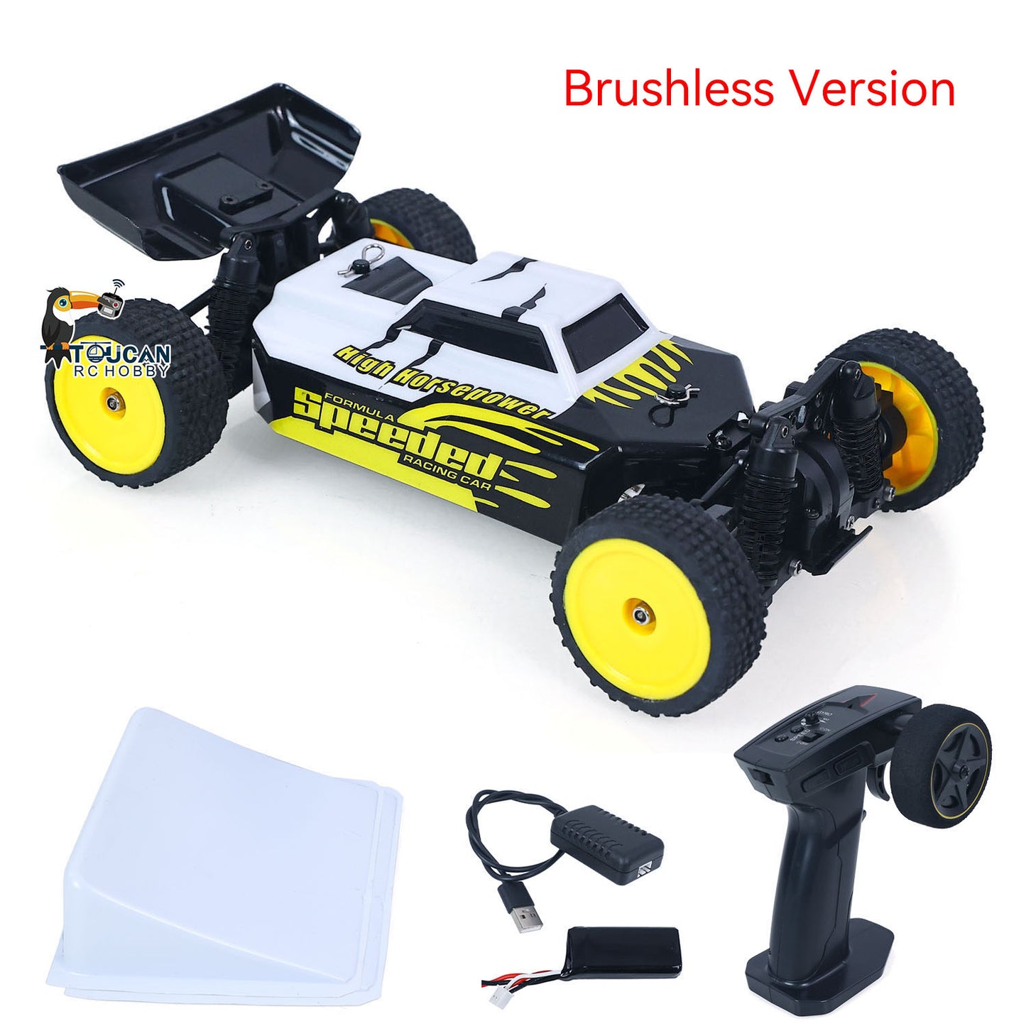 45KM/H High Speed 1/24 Electric Remote Control Off Road Car Model 2401AH Ready To Run RC Vehicle Model Brushless Motor Battery