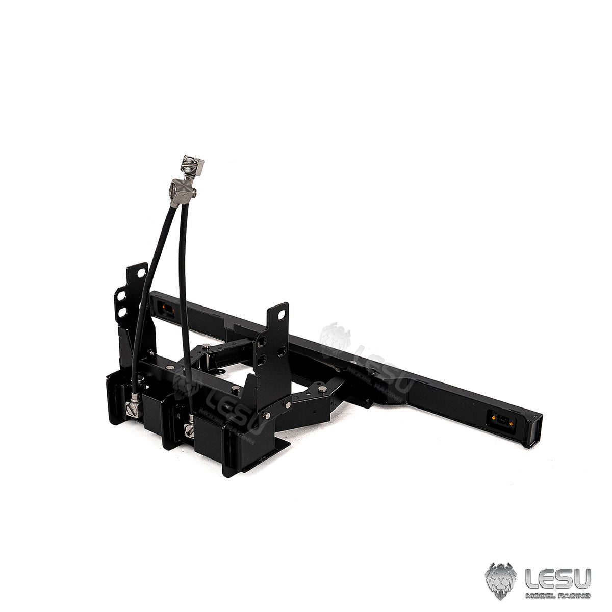 TOUCAN RC HOBBY LESU Metal Hydraulic Telescopic Bumper for Foldable Roll On Off Dumper Frame A0061 DIY 1/14 Remote Control Truck Model No Light