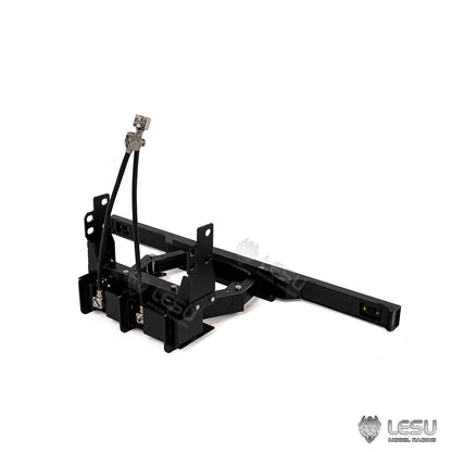 TOUCAN RC HOBBY LESU Metal Hydraulic Telescopic Bumper for Foldable Roll On Off Dumper Frame A0061 DIY 1/14 Remote Control Truck Model No Light
