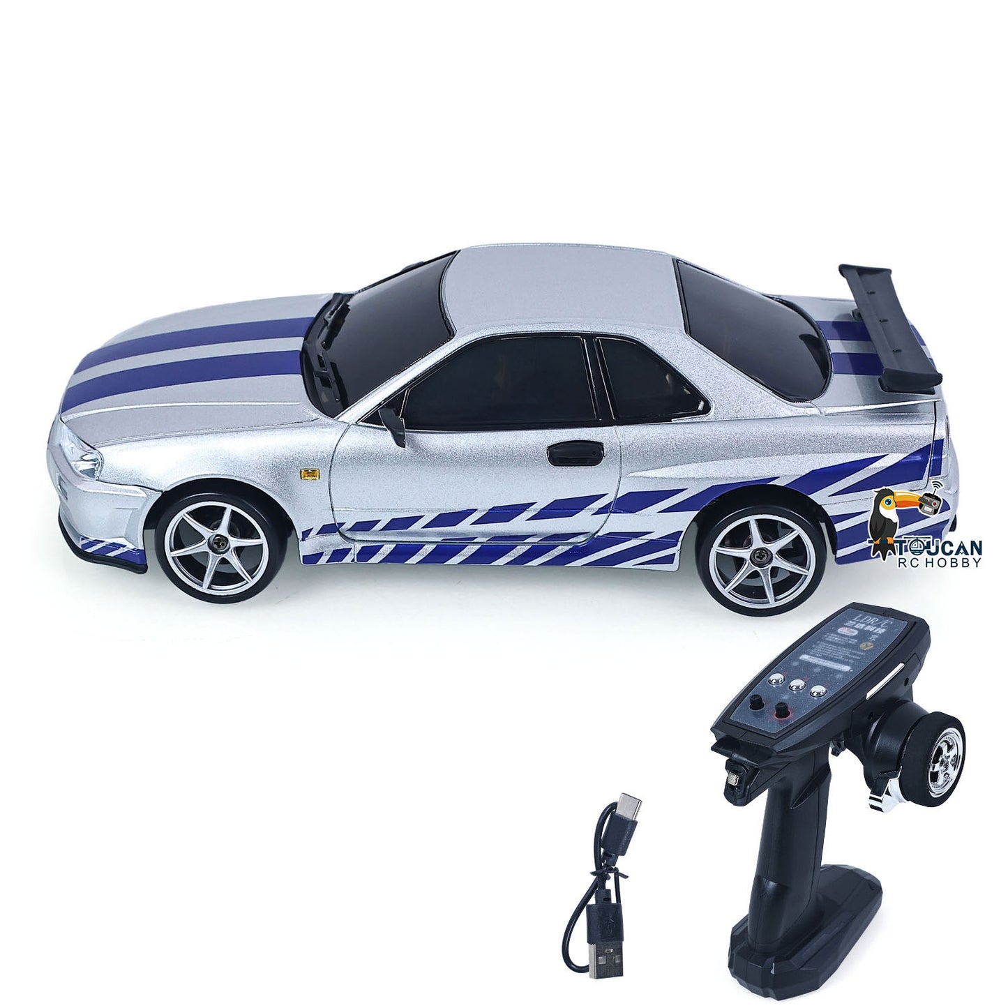 US Stock LDRC 1/18 4x2 RC Racing Car RWD Remote Control Drift Vehicles Model Gyroscope LD1899 Radio Battery Motor ESC Light