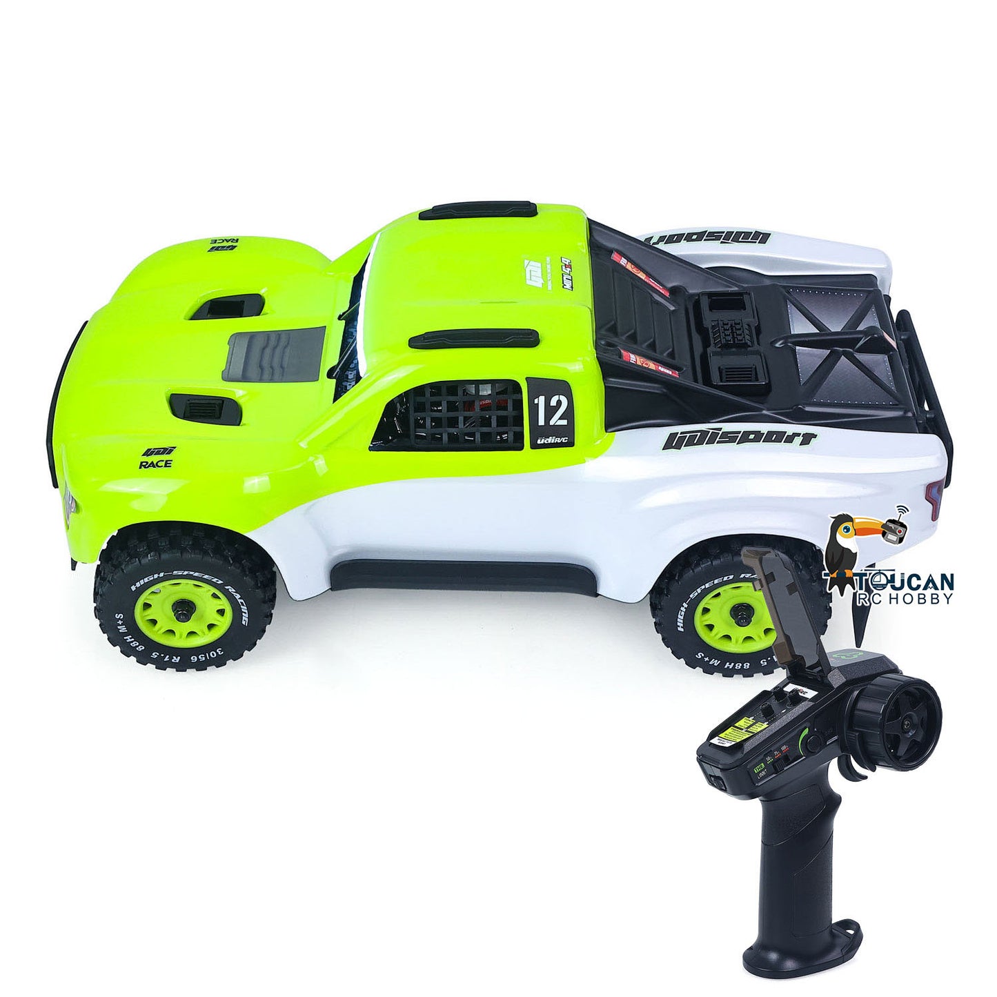30KM/H Udi RC UD1203PRO 1/12 4*4 Finished RC Off Road Vehicle Metal Drive Shaft Dogbones Brushless Motor Light No Battery Sound