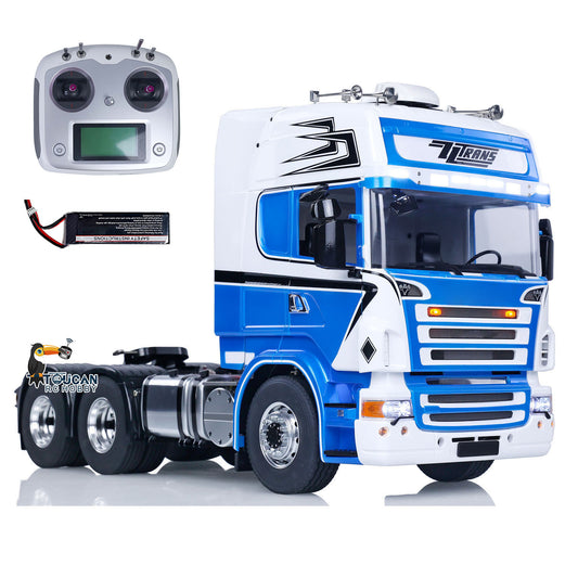 TOUCAN Metal Chassis 1/14 6x6 Remote Control Tractor Truck Painted Assembled Radio Control Car