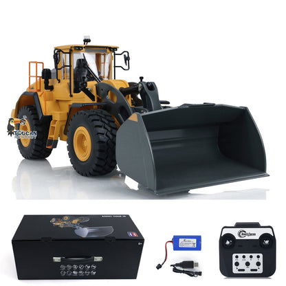 In Stock Double Eagle Metal 1/16 L260H E592 RC Loader Remote Control Electric Lifting Construction Vehicle Model Toy Light Sound ESC Motor Servo Battery