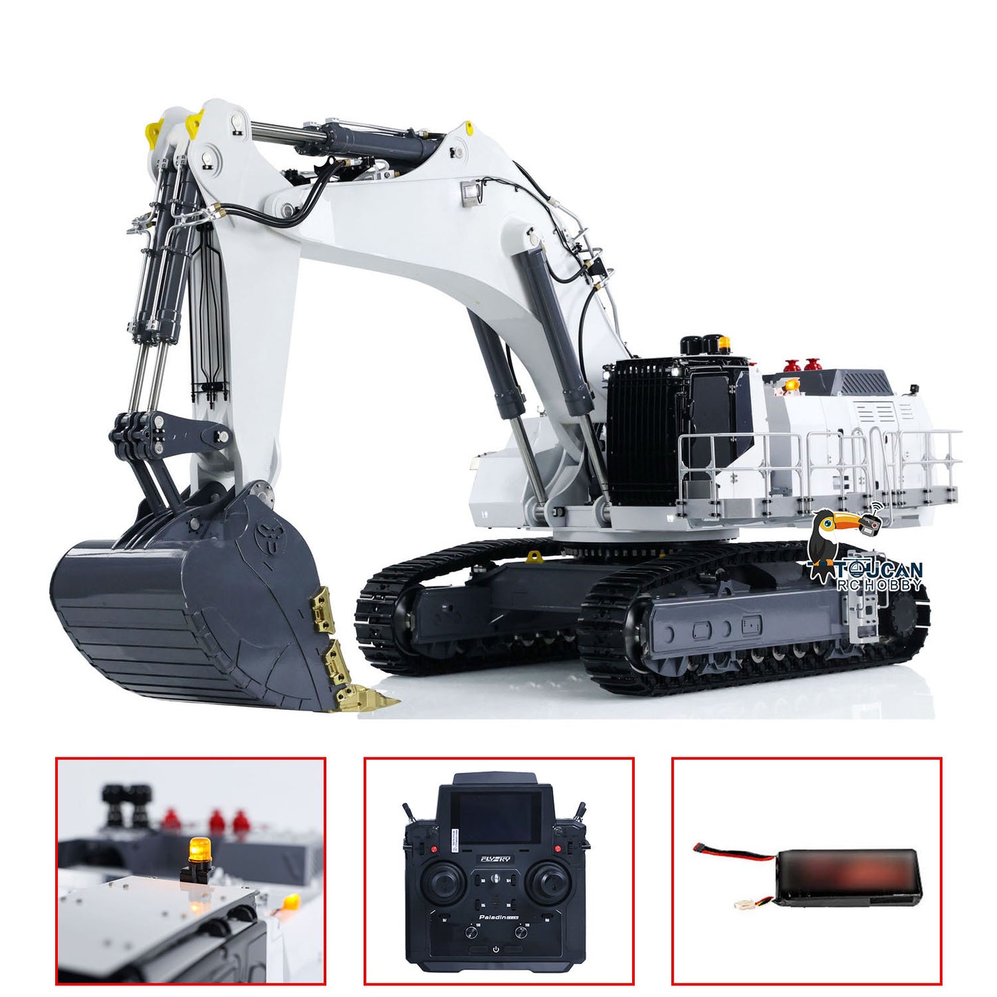 USA Pre-Order by the sea 1:14 LESU RC Hydraulic Excavator AOUE 9150 Metal RTR FlySky PL18EVLite Remote Control Digger Model ESC Servo Motor Light Battery