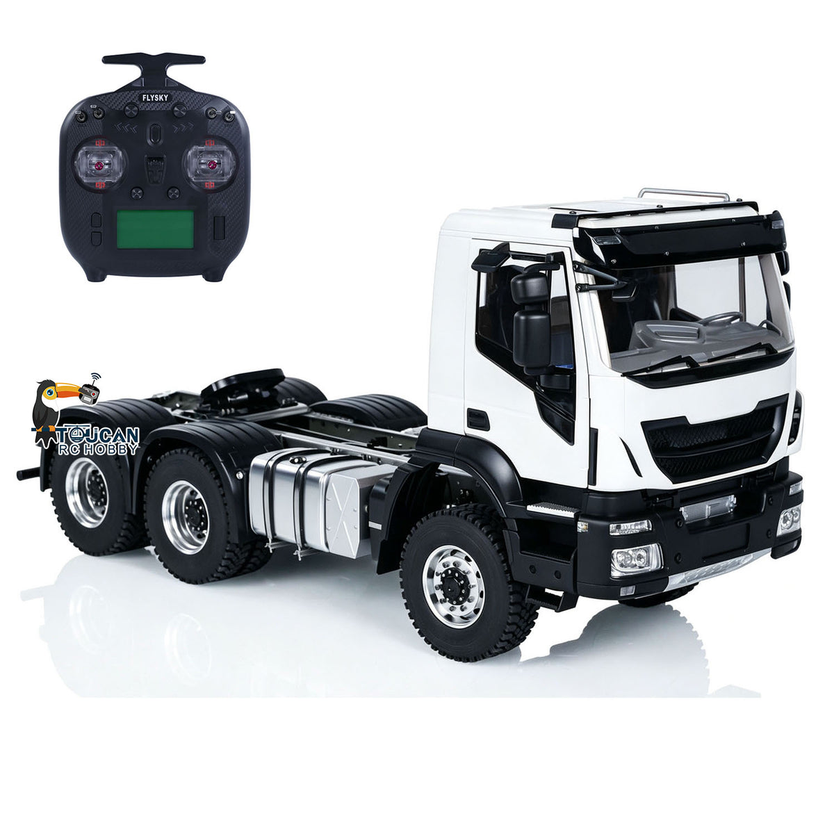TOUCAN RC HOBBY MODO 1/14 6x6 RC Tractor Truck 2 Speed Transmission Radio Control Car Sounds Lights