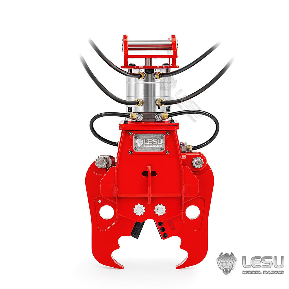 LESU C0053/C0052-B Metal Hydraulic Clamp Shear 270 Degrees Rotatable for 1/14 RC Excavator LR960 ZX490 ET30H ET26L LR945 SK500 ET36L AC360 for Vehicle Model Enthusiast