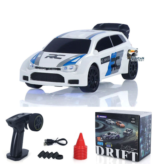 US Stock 2.4G 1/43 High Speed Radio Controlled Racing Car POLO RC Drift Vehicle 4WD RTR Mini Model Toy Radio Battery for Children Gifts