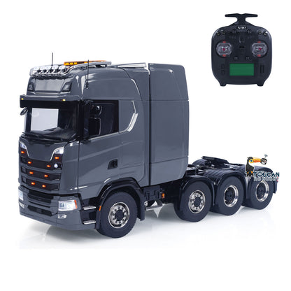 SC 770S 1/14 8*8 Radio Control Tractor Truck Wheel Side Reduction Axles Three Speed Transmission Hobbywing 1060 ESC 35T Motor