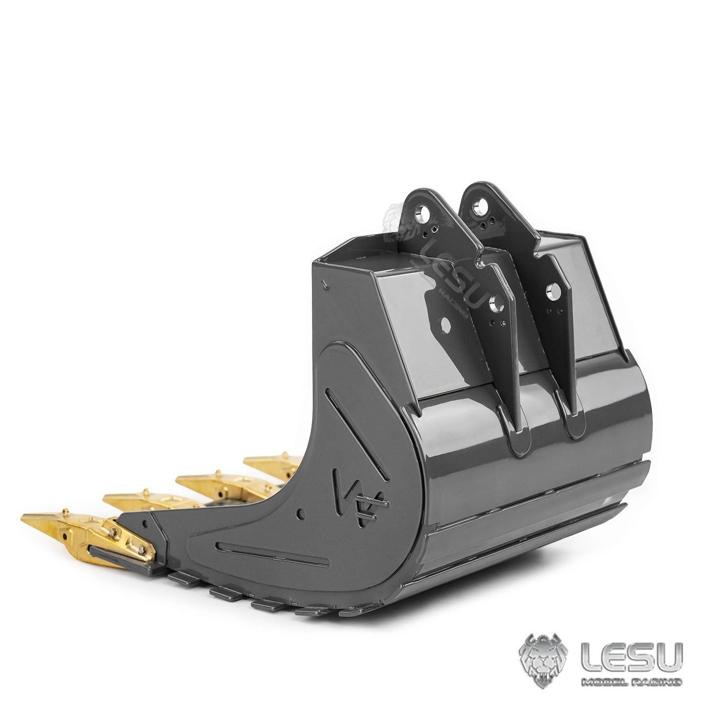 Metal Original Bucket B0030-G for LESU 1/14 RC Hydraulic Excavator LR956 PC360 ET26L SK500 ET26B ET36L Remote Control Digger