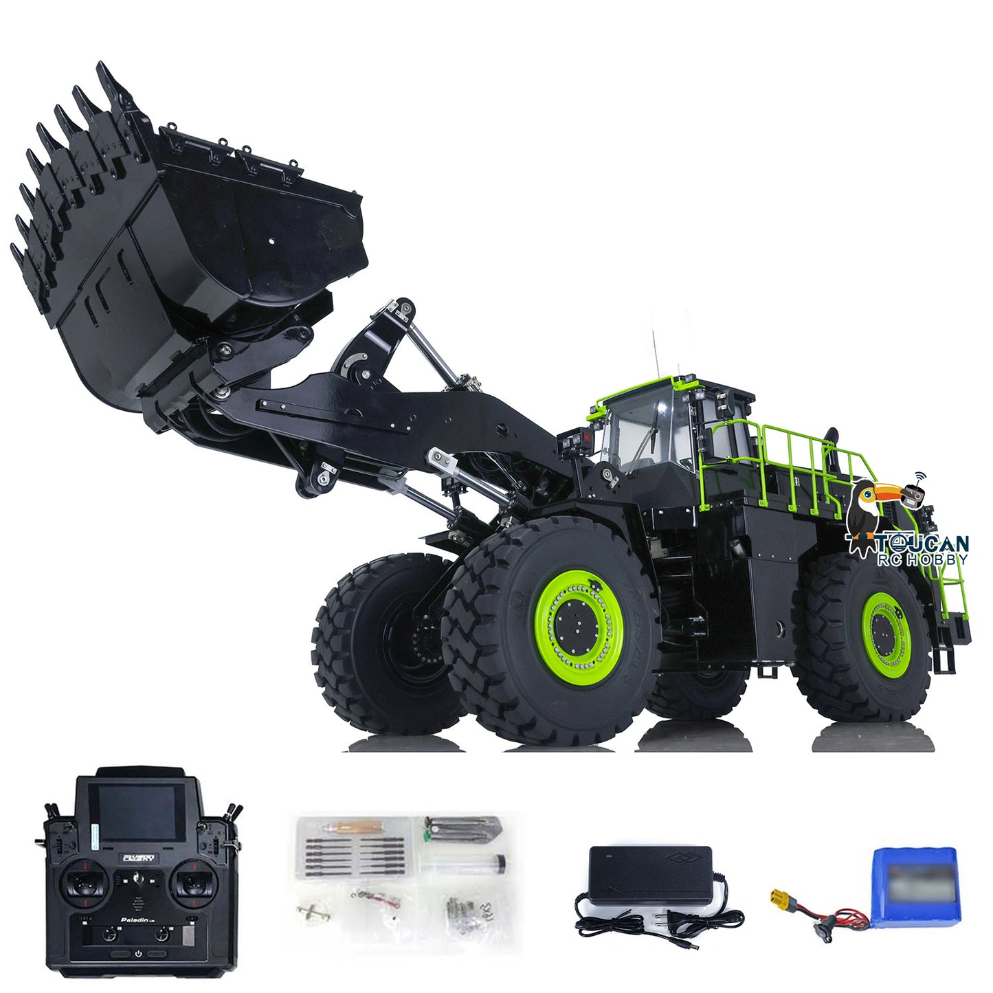 CUNDANG Kabolite 988K Metal RC 1/14 Hydraulic Heavy Loader K988 100S PL18 Lite Radio Control Truck Upgraded Vehicle RTR 6CH Reversing Valve