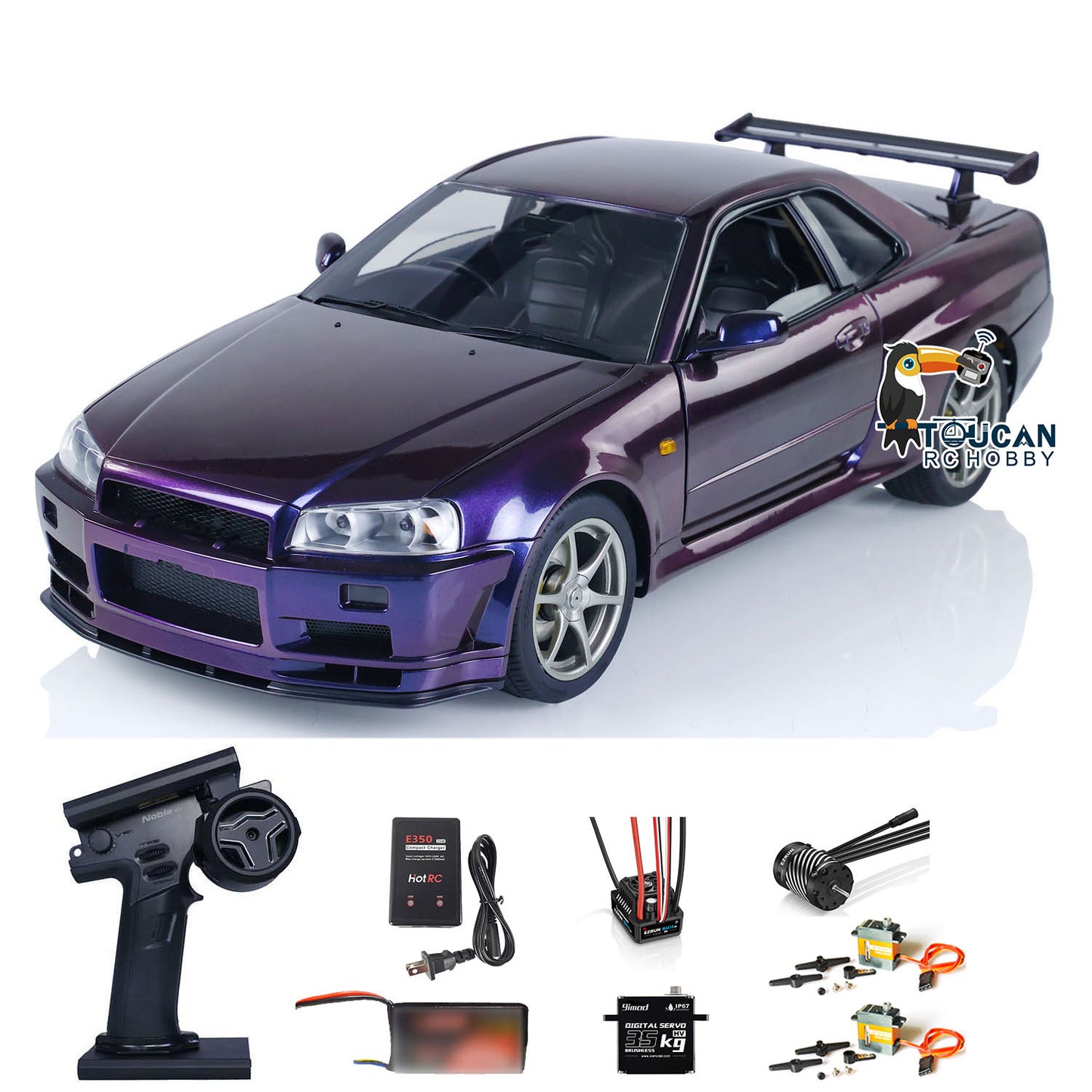 Capo RC Racing Car for 1/8 Limited Edition Drift Vehicles R34 Collection Radio Controlled Model