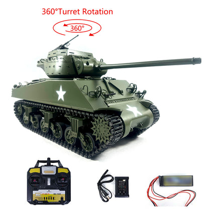 1/16 Mato Metal M36B1 Destroyer Infrared Ver Barrel Recoil RTR Radio Controlled Tank 1231 W/ Slip Ring Tracks Mainboard 360Degrees