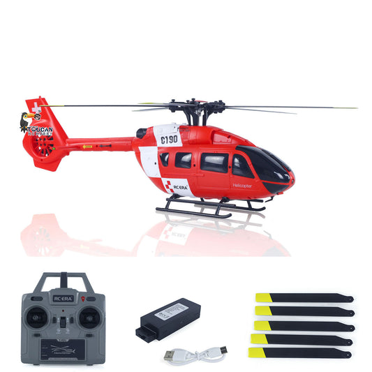 US Stock 1/30 RC ERA 2.4G 6CH Remote Control Helicopter C190 H145 6-Axis Gyro Optical Flow Localization Altitude Hold Flybarless RTF