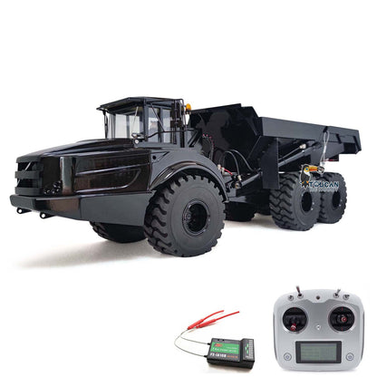 Remote Control 1/14 6x6 Metal Hydraulic lifting Articulated Truck A40G RC Dumper Toys Model Motor Servo Transmitter teshulianjie