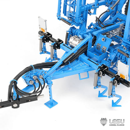 K500 Metal Seedbed Pre-sowing Soil Preparation Machine KIT Plough for LESU 1/14 RC Hydraulic Tractor Car 1050 Agricultural Truck